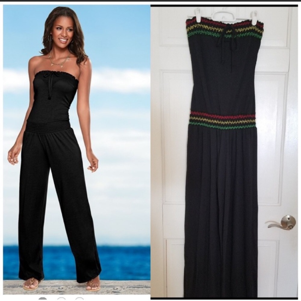 Smocked Bandeau Jumpsuit 😎